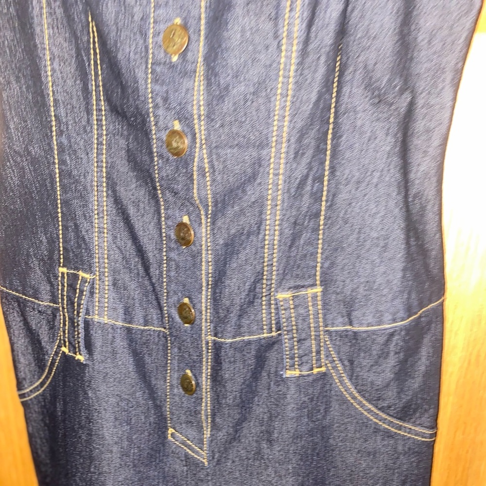 COPY - 🆕Bisou Bisou Denim Jumpsuit - Picture 3 of 7